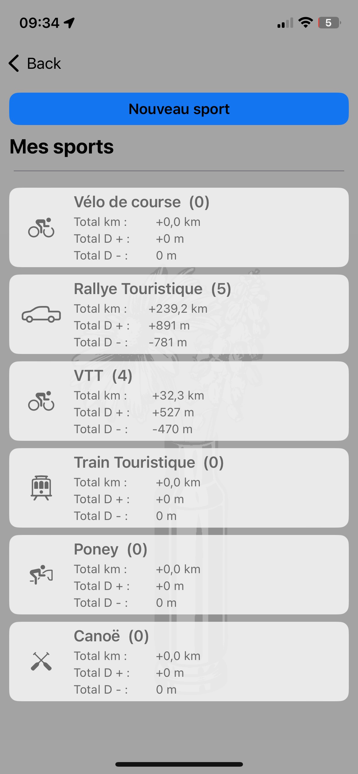 Capture d'écran du mode randonneur 1